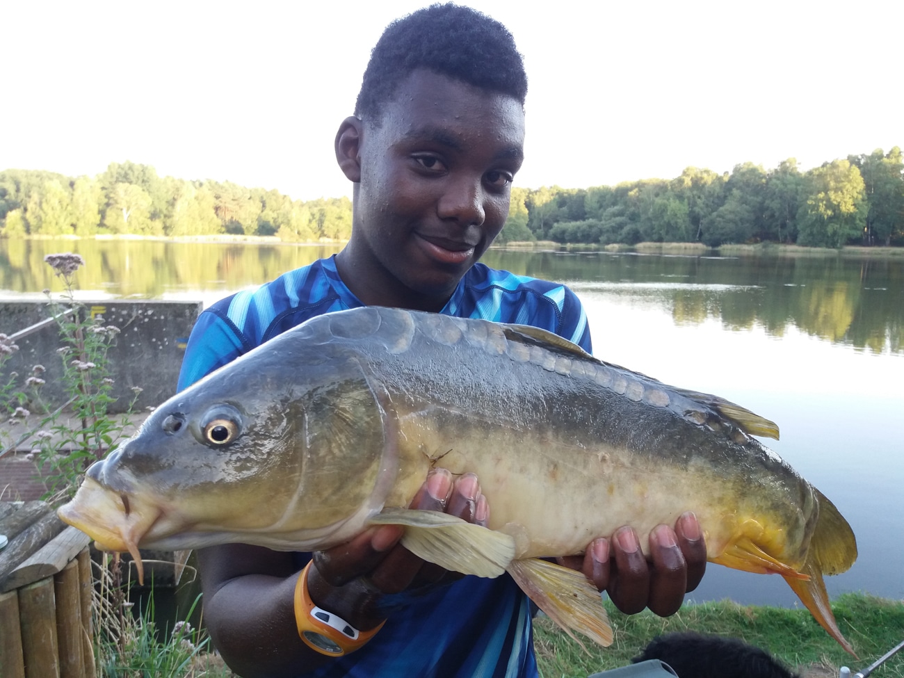carp fishing with pellets