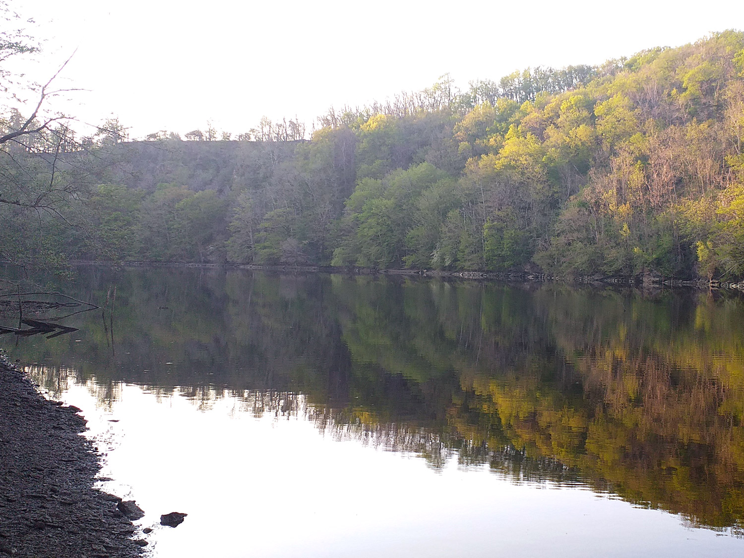 El embalse de La Roche aux Moines